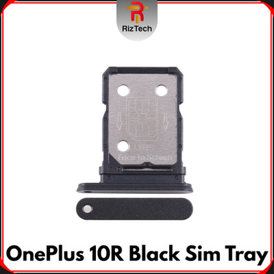 Für OnePlus 10R Ersatz SIM-Fach Halter Steckplatz (schwarz) - UK Verkäufer