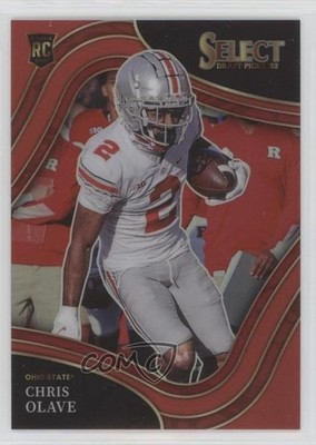 2022 Select Draft Picks Field Level Red Prizm /149 Chris Olave Rookie RC 0nr3