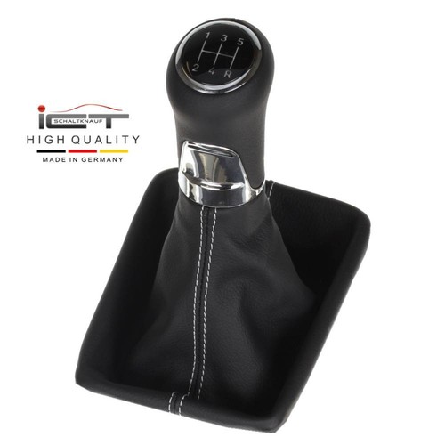ICT gear shift knob gaiter for Ford Fiesta MK7 0812 leather stitch