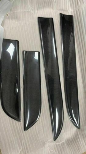 Carbon Fiber Car Door Panel Body Side Cover Trims Accessories For Porsche Macan - Picture 2 of 4