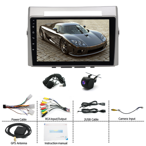 Radio de coche 32G para Toyota Corolla Verso 2003-2009 Android 13 GPS NAVI WIFI BT RDS - Imagen 13 de 13