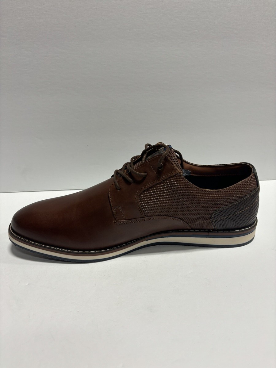 Nunn Bush Men\'s Circuit Plain Toe Lace-Up Oxford Brown Size‎ 8.5M Nunn Bush ShermanMen main image 2