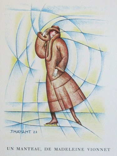 THAYAHT EIN MANTEL, VON MADELEINE VIONNET EO 1922   - Bild 1 von 5