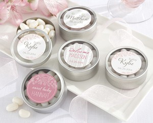 Details About 24 Personalized Rustic Baby Shower Round Silver Candy Tins Baby Shower Favors Details About 24 Personalized Rustic Baby Shower Round Silver Candy Tins Baby Shower Favors