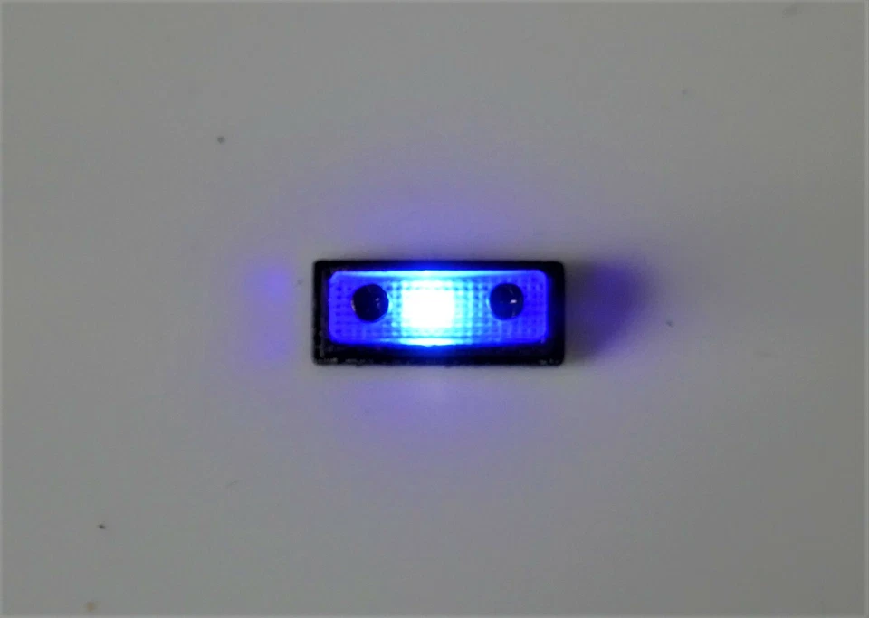 RC Truck Modellbau 2 Frontblitzer blau eckig Blitzer Feuerwehr Polizei 1:14 - Bild 2 von 4