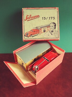 Schuco Classic Studio Ⅲ Scarce 1930's Schuco 15/175 Set Tin Wind-up 1750 Limousine