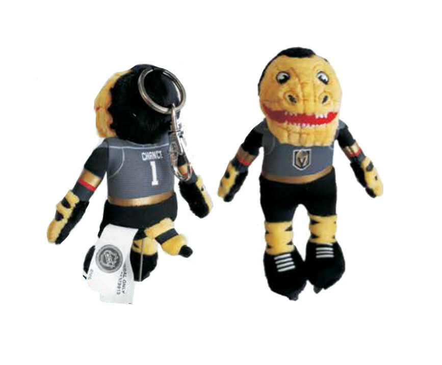 Las Vegas Golden Knights NHL Mascot Chance Plush Zipper Pull
