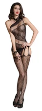 Women Sexy Lingerie Adult New Fishnet Body Stocking Bodysuit  Babydoll Nightwear