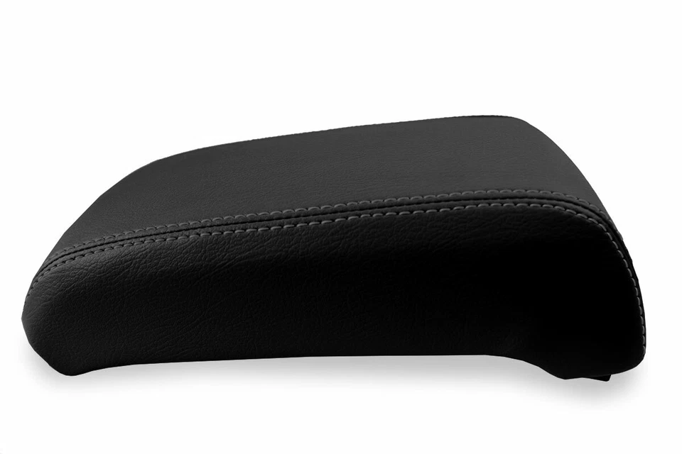 Se adapta a Subaru Baja 2003-2006 fibra de carbono consola tapa reposabrazos cubierta negra Foto 3 de 4