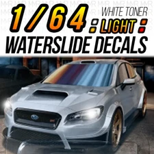 1/64 Scale '16 Subaru WRX STI Head Tail Light WaterSlide Decals for Hot