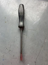 Snap-on Tools GSDD6 Flat Blade Screwdriver Black Handle USA Flat Head Snap On