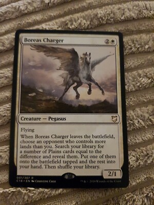 1x MTG Magic The Gathering TCG Boreas Charger Rare  - Commander