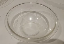 Vintage PYREX Clear Borosilicate Glass Nesting Mixing Bowl # 323 1.5 Quart