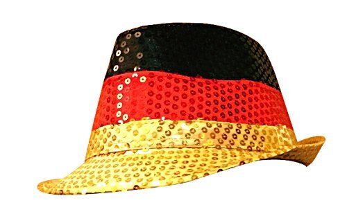 Sombrero WM Alemania Con Lentejuelas