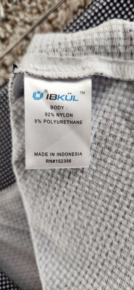 Falda corta de golf Ibkul negra/blanca a cuadros pantalones cortos incorporados bolsillos para mujer XL Foto 3 de 4