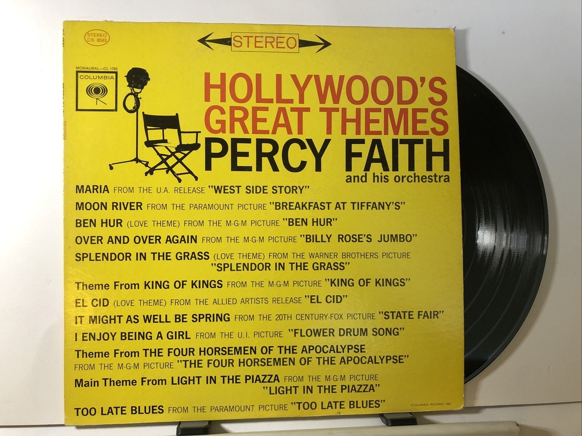 Percy Faith Hollywood's Great Themes CS 8583 VG+ LP 12in