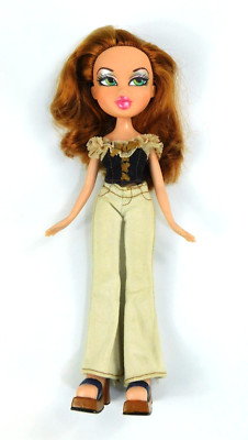 Bratz Strut it MEYGAN Doll 2001 Jean & Brown Outfit w/Sandals