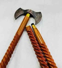 New Wooden Walking Stick For Men's Victorian Antique Finish Brass Handle Gift