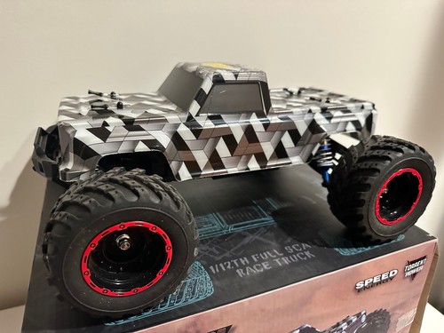 HAIBOXING 1:12 Scale RC Cars 903A, BRUSHLESS TRUCK, Minor used, 35mph+, RTR - 第 1/8 張圖片
