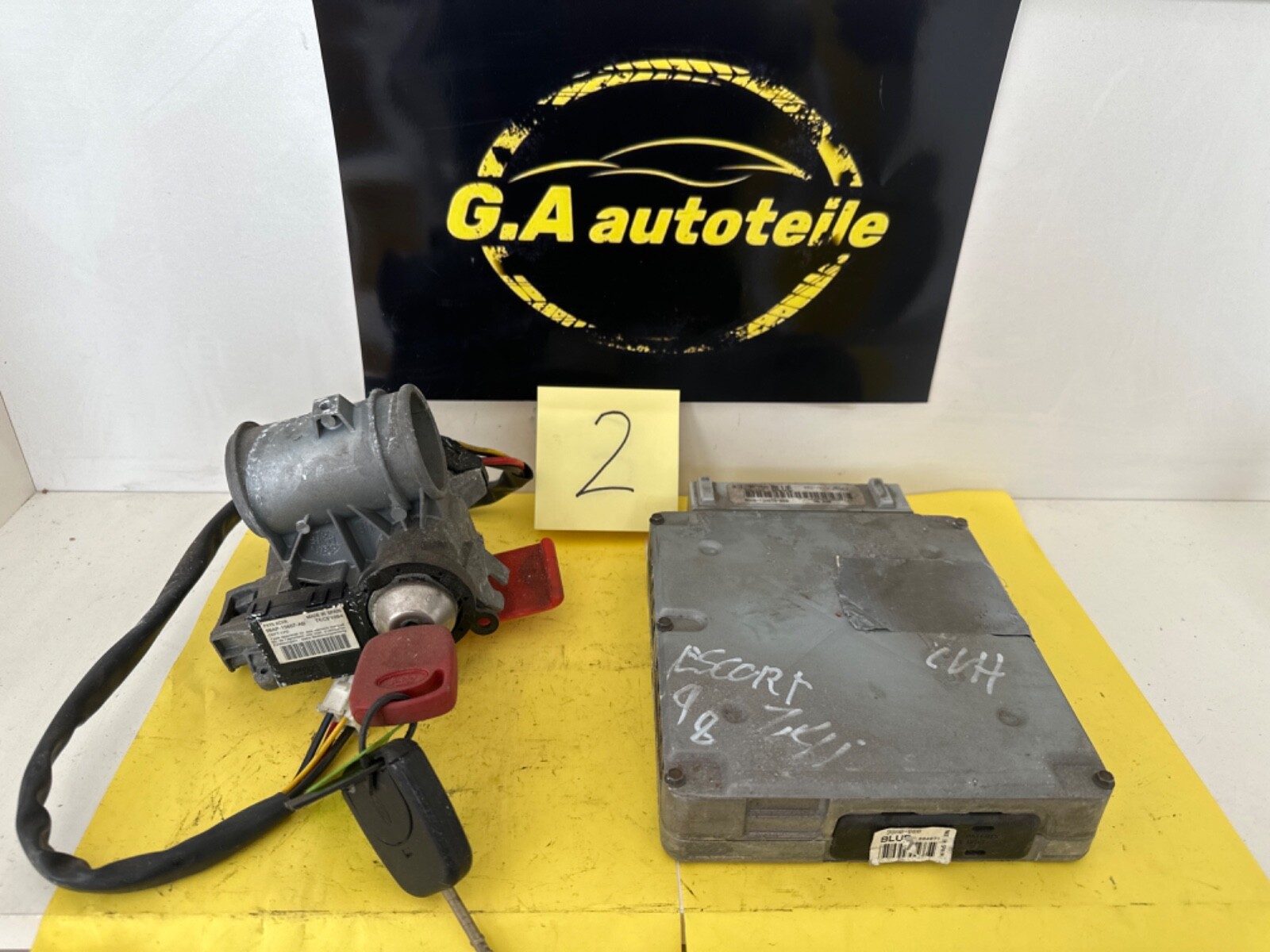 Unidad de control motor FORD Escort VII GAL, AAL, ABL 98AB-12A650-BBB MSG 2 x llaves