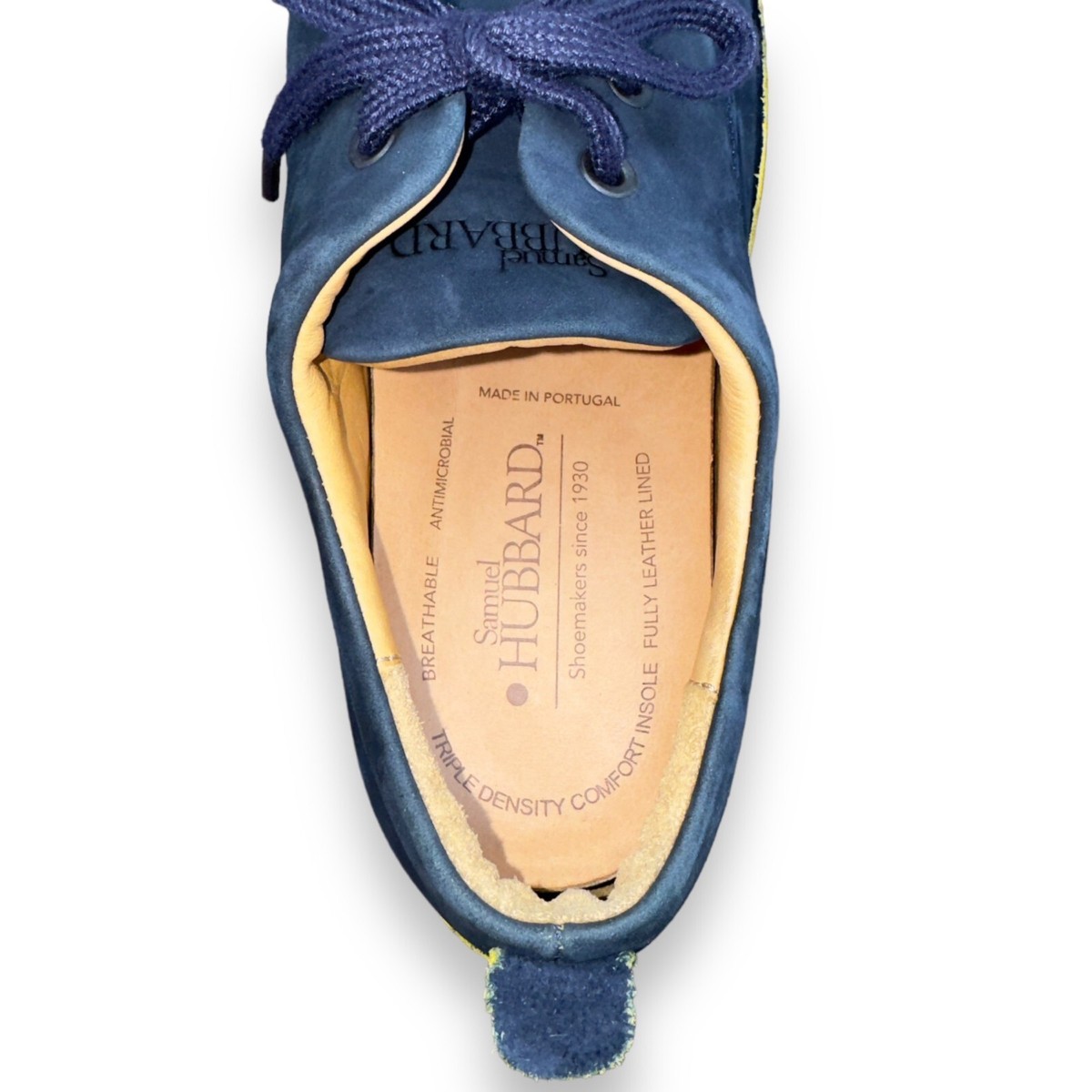 Samuel Hubbard Hubbard Free Navy Nubuck Leather Oxfords Mens 10.5 W M1100-016 Samuel Hubbard Free Un-Sneaker Navy Nubuck M1100 016 Men main image 3