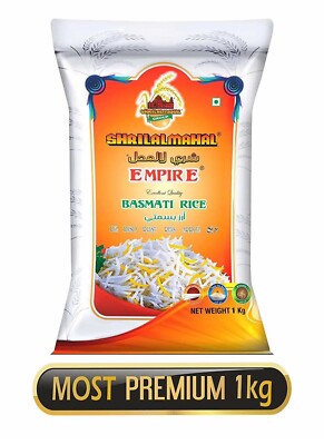 SHRILALMAHAL Empire Basmati Rice (1 Kg) Free shipping world