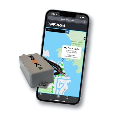 Trak-4 12v Hardwired GPS Tracker. Durable, Reliable Track Trailers, Equipment...
