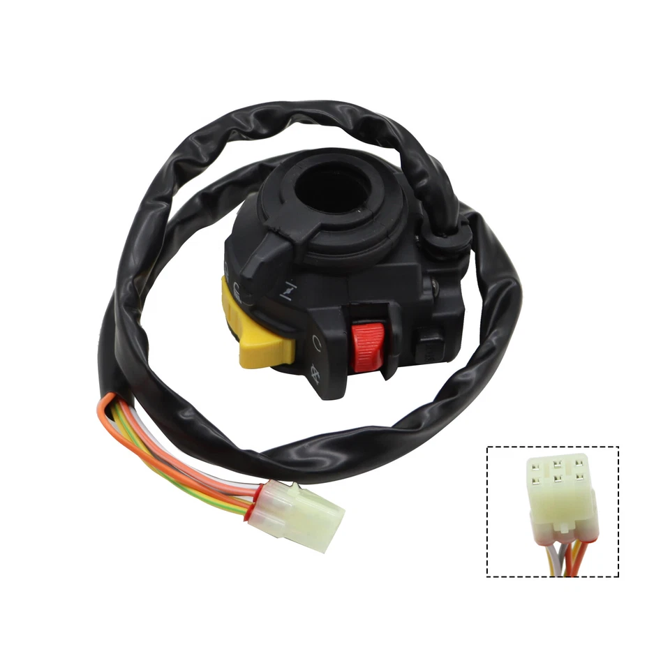 Left handlebar switch assembly For Suzuki Ozark 250 2002-2014 plastic black Foto 4 de 4