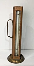 Vintage Copper & Glass Brewery  Proof Hydrometer 8 1/2"! S56