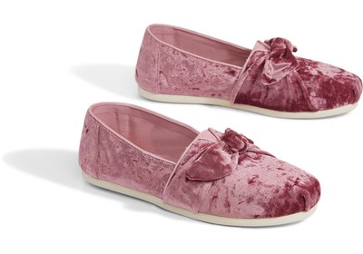 toms blush grosgrain women's bow classics