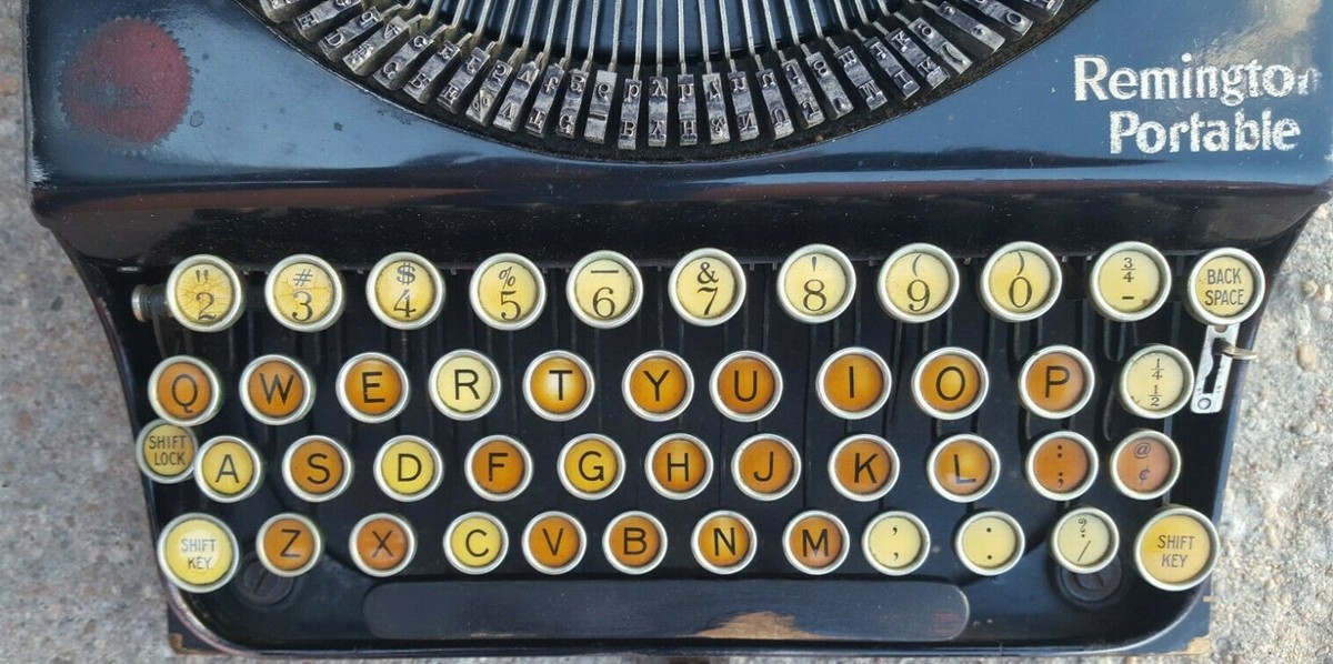Vintage/Antique Portable Remington No.3 Typewriter W/ Case | eBay