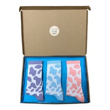 3 Pairs Cow Pattern Cute Socks/Funky Socks/Unisex Socks/Christmas Gifts