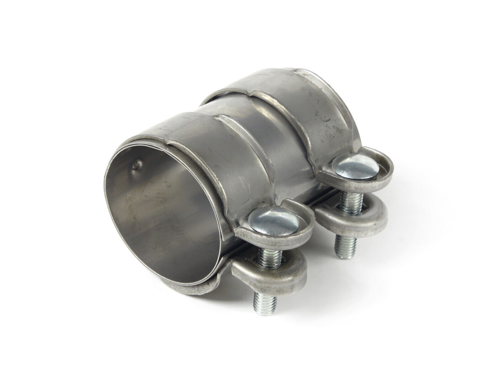 Mild Steel Exhaust Adaptor Sleeve Joiner Connector - Custom Link Pipe With Clamps Included | Exhaust Parts UK Brand