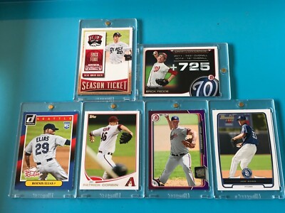 2015 Bowman PURPLE Jake Johansen RC #/250 + E Fedde PATRICK CORBIN Joe Ross RC's