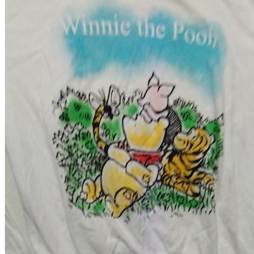 Disney Winnie the Pooh Graphic Print Long Sleeve Top White Medium - Picture 3 of 11