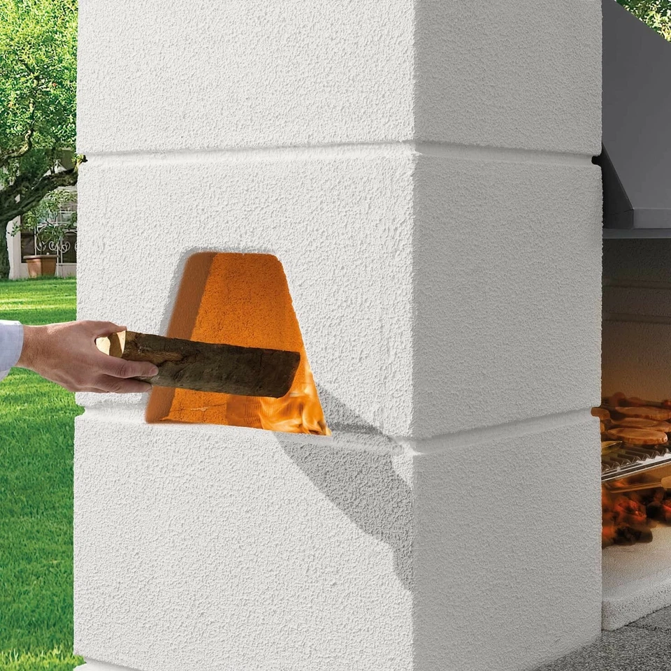 Barbecue Bois Charbon de Palazzetti Faro new Hotte Inox - Envoyer Mail X - Photo 4/4