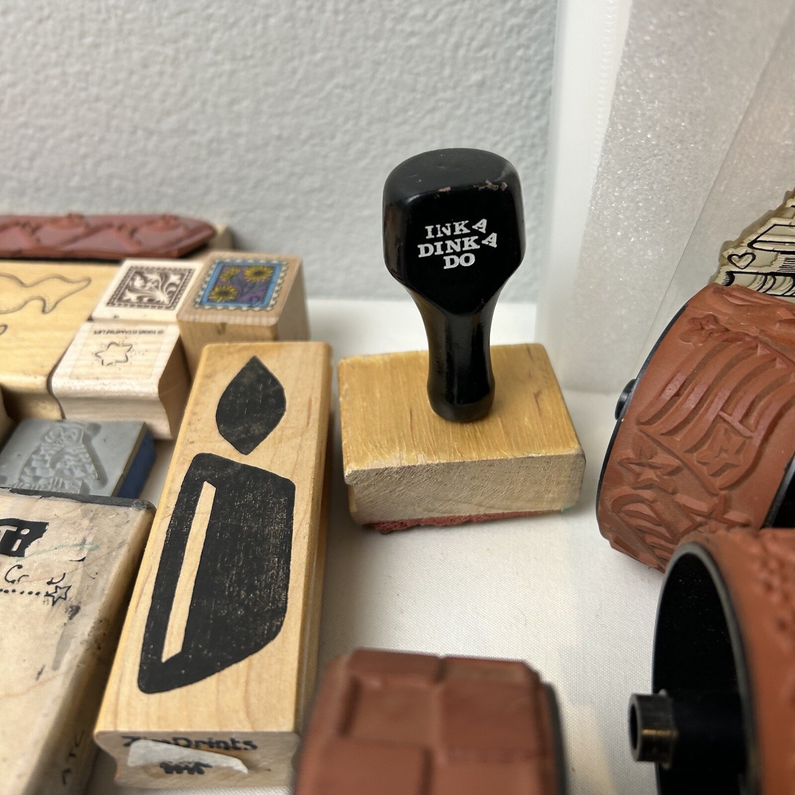 Vintage Wooden Rubber Stamps eBay