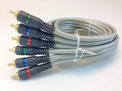 1 PIECE - CES 6FT COMPONENT VIDEO CABLE - 3 RCA RED/GREEN/BLUE # ZCVC523-6