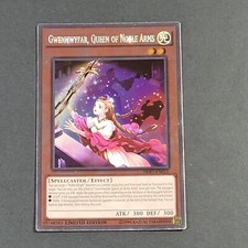Yugioh - Gwenhwyfar Queen of Noble Arms - NKRT-EN012 - NM/LP, Platinum Rare 2014