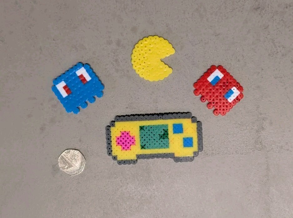 Pac Man Perler Bead Arcade Cell Phones Accessories 3d Pacman