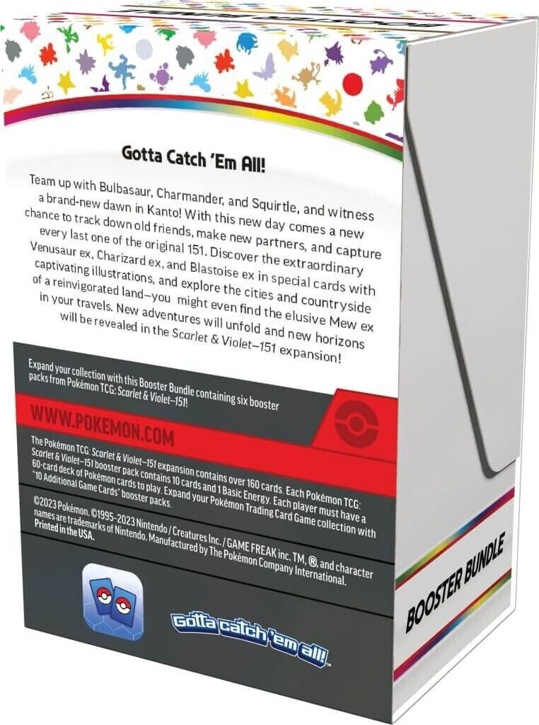 POKEMON 151 Scarlet & Violet TCG Sealed Booster Bundle Box - 6