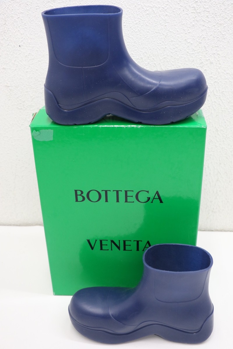 Bottega Venetta Mens Puddle Ankle Boots Blue Size 40/US 7 | eBay