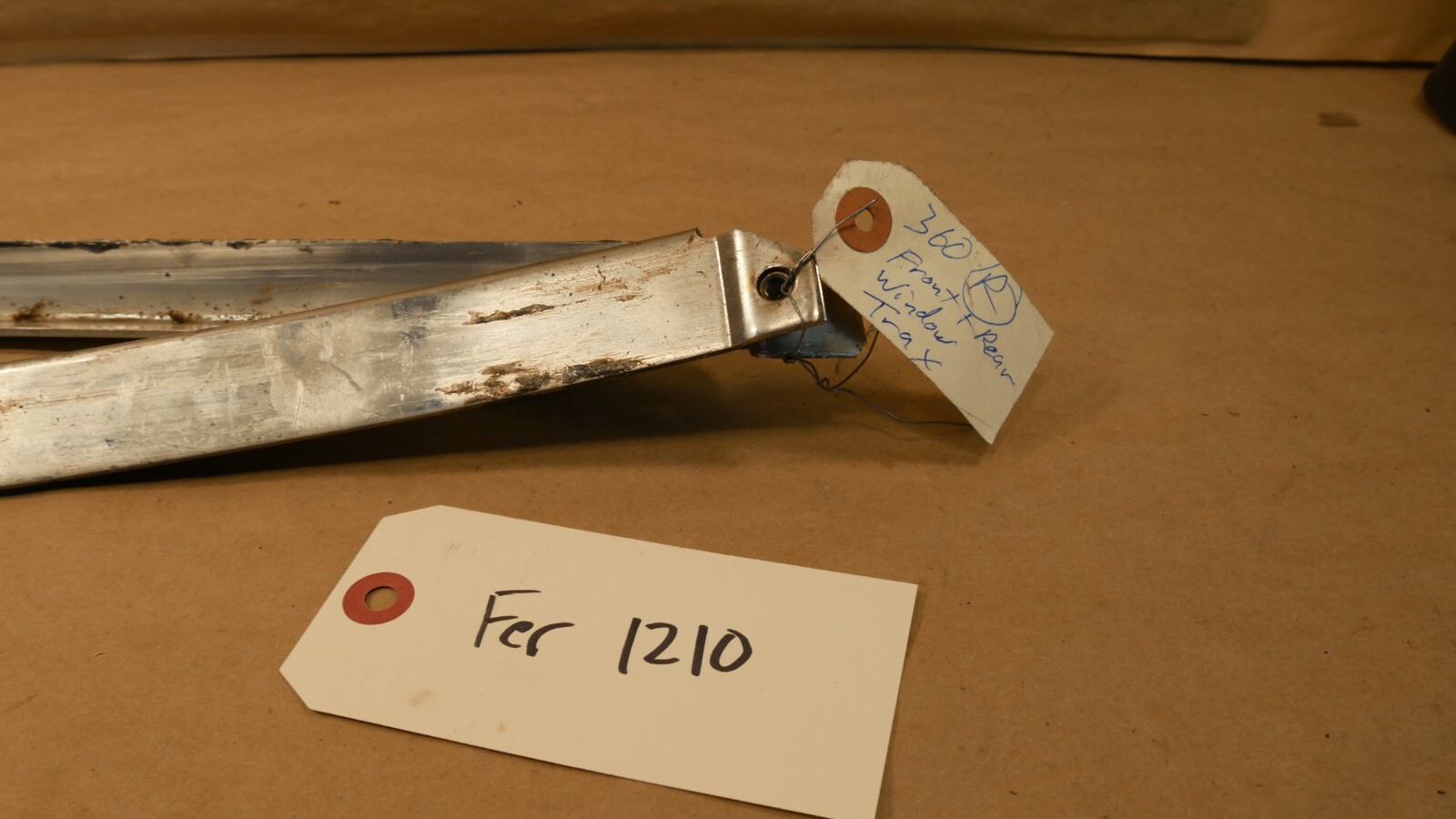 Ferrari 430 360 RH Door Front and Rear Glass Guide OEM PN 65062100 65061900