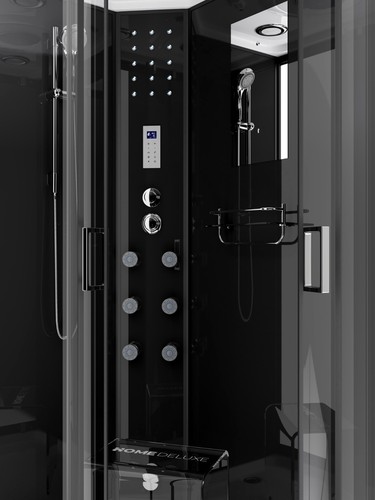 Steam Shower Cabin 1200x800mm Modern Spa Room Cubicle Enclosure Bathroom Pod L/R - Picture 24 of 24