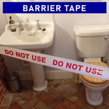 DO NOT USE - Non-adhesive plastic warning/marking/cordon/barrier tape - 20M roll