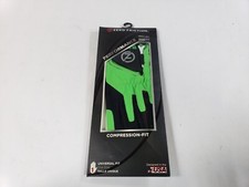 Zero Friction Men's Compression-Fit Synthetic Golf Glove, Universal Fit green