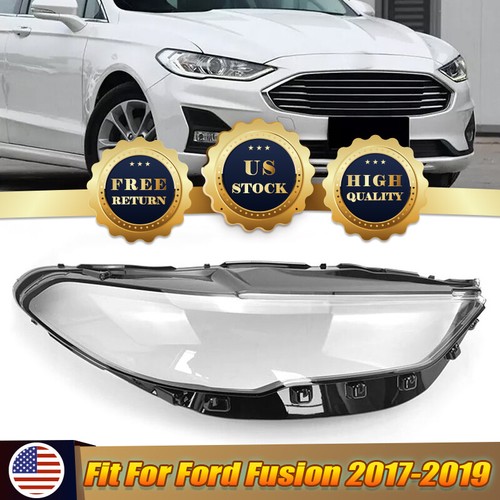 1x Right Side Headlamp Cover Headlight Lens Clear For Ford Fusion 2017-2019 2020