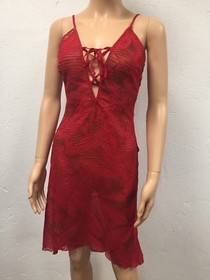 Lise Charmel Red Nightgown Size S Made In France