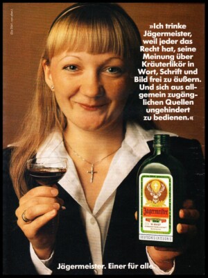 Jägermeister #2541 - Reklame Werbeanzeige Original-Werbung 1984