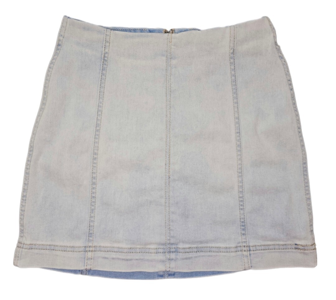 Wild Fable 90s Light Wash Denim Mini Skirt Junior Size 0